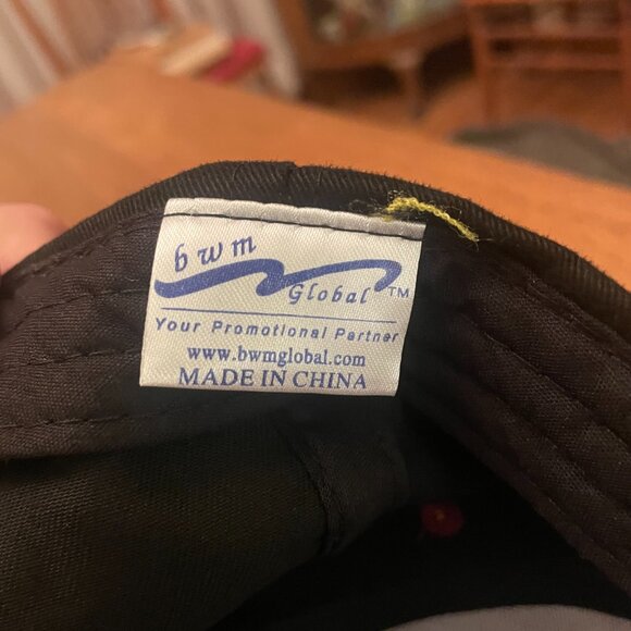 Men's Idaho Falls Chukars Black/Maroon Hook and Loop Baseball Hat Cap** - Picture 10 of 10